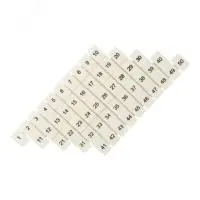 Маркеры для JXB-ST 2,5 NLPE с нумерацией 1-50 (100шт.) EKF в Москве Маркеры для JXB-ST 2,5 NLPE с нумерацией 1-50 (100шт.) EKF - foto