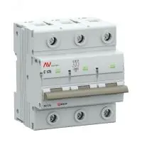 Выключатель автоматический AV-125 3P 125A (C) 10kA EKF AVERES в Москве Выключатель автоматический AV-125 3P 125A (C) 10kA EKF AVERES - foto