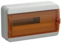 TEKFOR Корпус пластиковый КМПн-18 IP65 оранжевая прозрачная дверь IEK в Москве TEKFOR Корпус пластиковый КМПн-18 IP65 оранжевая прозрачная дверь IEK - foto