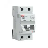 Дифференциальный автомат DVA-6 1P+N 20А (B) 100мА (AC) 6кА EKF AVERES в Москве Дифференциальный автомат DVA-6 1P+N 20А (B) 100мА (AC) 6кА EKF AVERES - foto