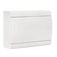 Щит распределительный ЩРН-П-12 ''SlimBox'' белая дверца IP41 PROxima в Москве Щит распределительный ЩРН-П-12 ''SlimBox'' белая дверца IP41 PROxima - foto