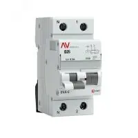 Дифференциальный автомат DVA-6 1P+N 25А (D) 300мА (AC) 6кА EKF AVERES в Москве Дифференциальный автомат DVA-6 1P+N 25А (D) 300мА (AC) 6кА EKF AVERES - foto