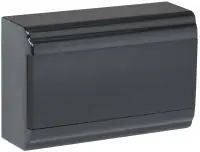 Корпус модульный пл. нав. ЩРН-П-12 PRIME черный IP41 IEK в Москве Корпус модульный пл. нав. ЩРН-П-12 PRIME черный IP41 IEK - foto