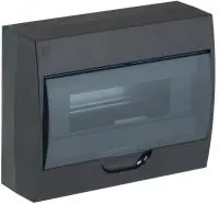 KREPTA 3 Корпус пластиковый ЩРН-П-12 IP41 черный IEK в Москве KREPTA 3 Корпус пластиковый ЩРН-П-12 IP41 черный IEK - foto