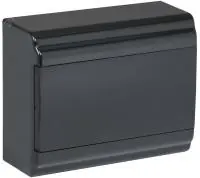 Корпус модульный пл. нав. ЩРН-П-9 PRIME черный IP41 IEK в Москве Корпус модульный пл. нав. ЩРН-П-9 PRIME черный IP41 IEK - foto