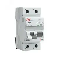Дифференциальный автомат DVA-6 1P+N 20А (D) 300мА (A) 6кА EKF AVERES в Москве Дифференциальный автомат DVA-6 1P+N 20А (D) 300мА (A) 6кА EKF AVERES - foto