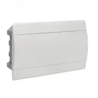 Щит распределительный ЩРВ-П-18 SlimBox белая дверца IP41 PROxima в Москве Щит распределительный ЩРВ-П-18 SlimBox белая дверца IP41 PROxima - foto