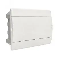 Щит распределительный ЩРВ-П-12 SlimBox белая дверца IP41 PROxima в Москве Щит распределительный ЩРВ-П-12 SlimBox белая дверца IP41 PROxima - foto