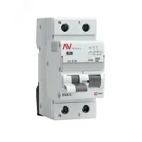 Дифференциальный автомат DVA-6 1P+N 20А (B) 100мА (A) 6кА EKF AVERES в Москве Дифференциальный автомат DVA-6 1P+N 20А (B) 100мА (A) 6кА EKF AVERES - foto