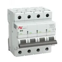 Выключатель автоматический AV-6 4P 10A (B) 6kA EKF AVERES в Москве Выключатель автоматический AV-6 4P 10A (B) 6kA EKF AVERES - foto