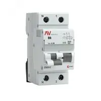Дифференциальный автомат DVA-6 1P+N 6А (B) 300мА (A) 6кА EKF AVERES в Москве Дифференциальный автомат DVA-6 1P+N 6А (B) 300мА (A) 6кА EKF AVERES - foto