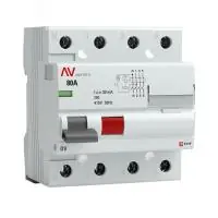 Устройство защитного отключения DV 4P 80А/ 30мА (A) EKF AVERES в Москве Устройство защитного отключения DV 4P 80А/ 30мА (A) EKF AVERES - foto
