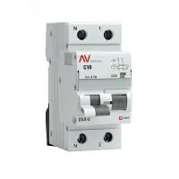 Дифференциальный автомат DVA-6 1P+N 10А (C) 100мА (A) 6кА EKF AVERES в Москве Дифференциальный автомат DVA-6 1P+N 10А (C) 100мА (A) 6кА EKF AVERES - foto