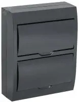 KREPTA 3 Корпус пластиковый ЩРН-П-24 IP41 черн. дв черн. IEK в Москве KREPTA 3 Корпус пластиковый ЩРН-П-24 IP41 черн. дв черн. IEK - foto