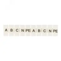 Маркеры для JXB-ST 4 с символами A, B, C, N, PE (10 шт.) PROxima в Москве Маркеры для JXB-ST 4 с символами A, B, C, N, PE (10 шт.) PROxima - foto