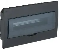 KREPTA 3 Корпус пластиковый ЩРВ-П-18 IP41 черный IEK в Москве KREPTA 3 Корпус пластиковый ЩРВ-П-18 IP41 черный IEK - foto