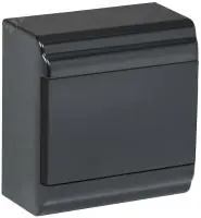 Корпус модульный пл. нав. ЩРН-П-6 PRIME черный IP41 IEK в Москве Корпус модульный пл. нав. ЩРН-П-6 PRIME черный IP41 IEK - foto